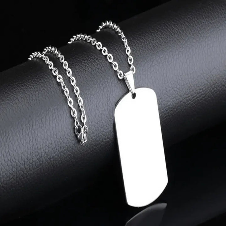 Dog Tag Stainless Steel Chain