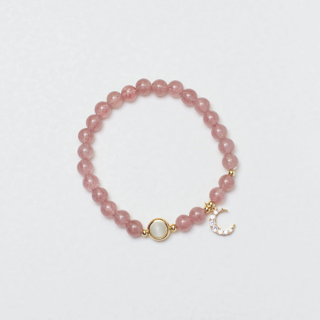 Healing Crystal Luna Stone Band - Salty Accessories