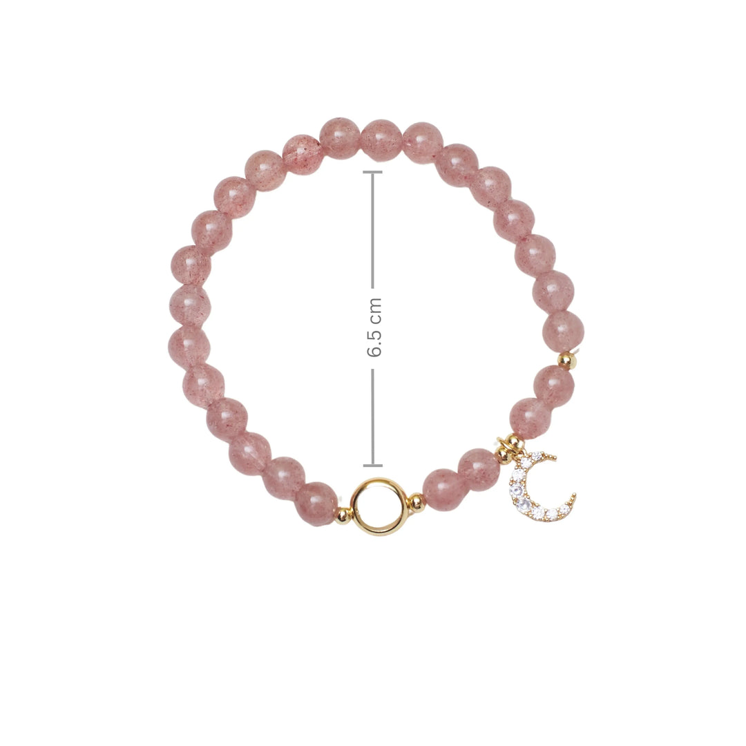 Healing Crystal Luna Stone Band - Salty Accessories