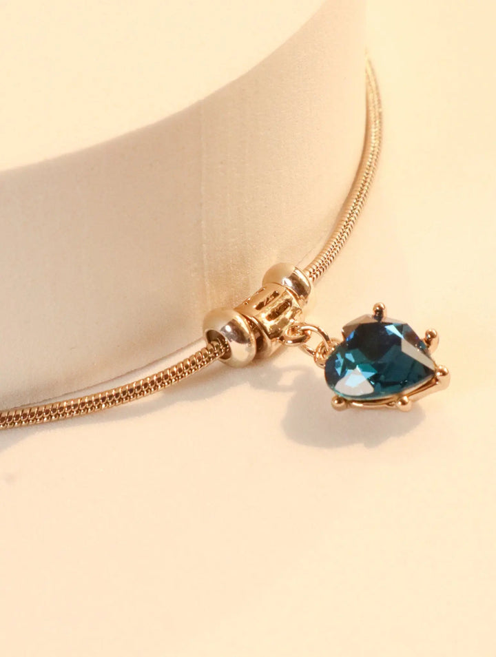 Heart Drop charm Bracelet - Salty Accessories