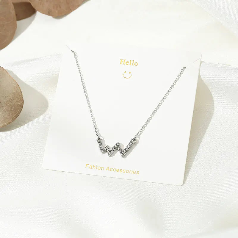 Heart Wave Necklace - Salty Accessories
