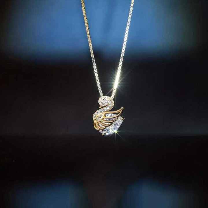 Heartbound Swan Beauty Necklace - Salty Accessories