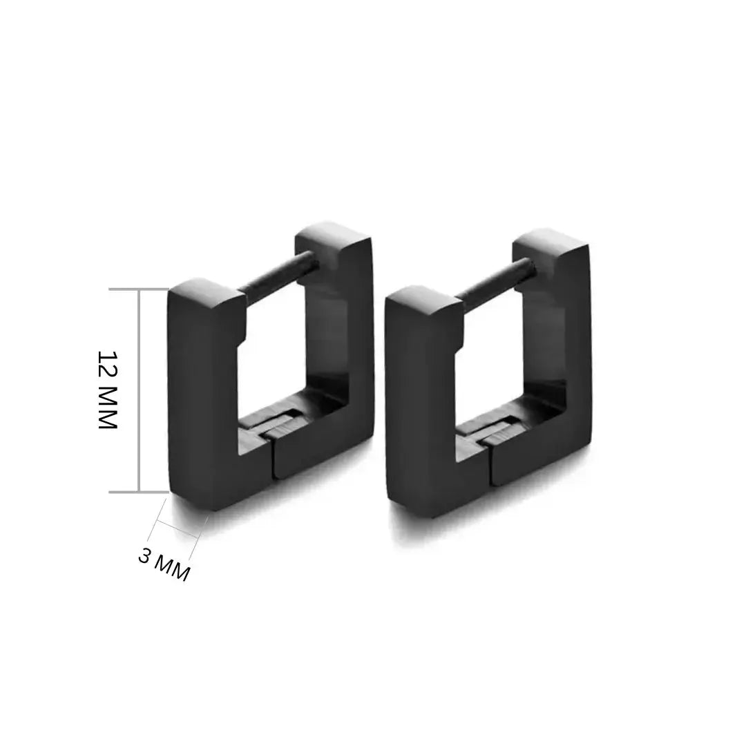 Hector Black Earrings - Salty Accessories