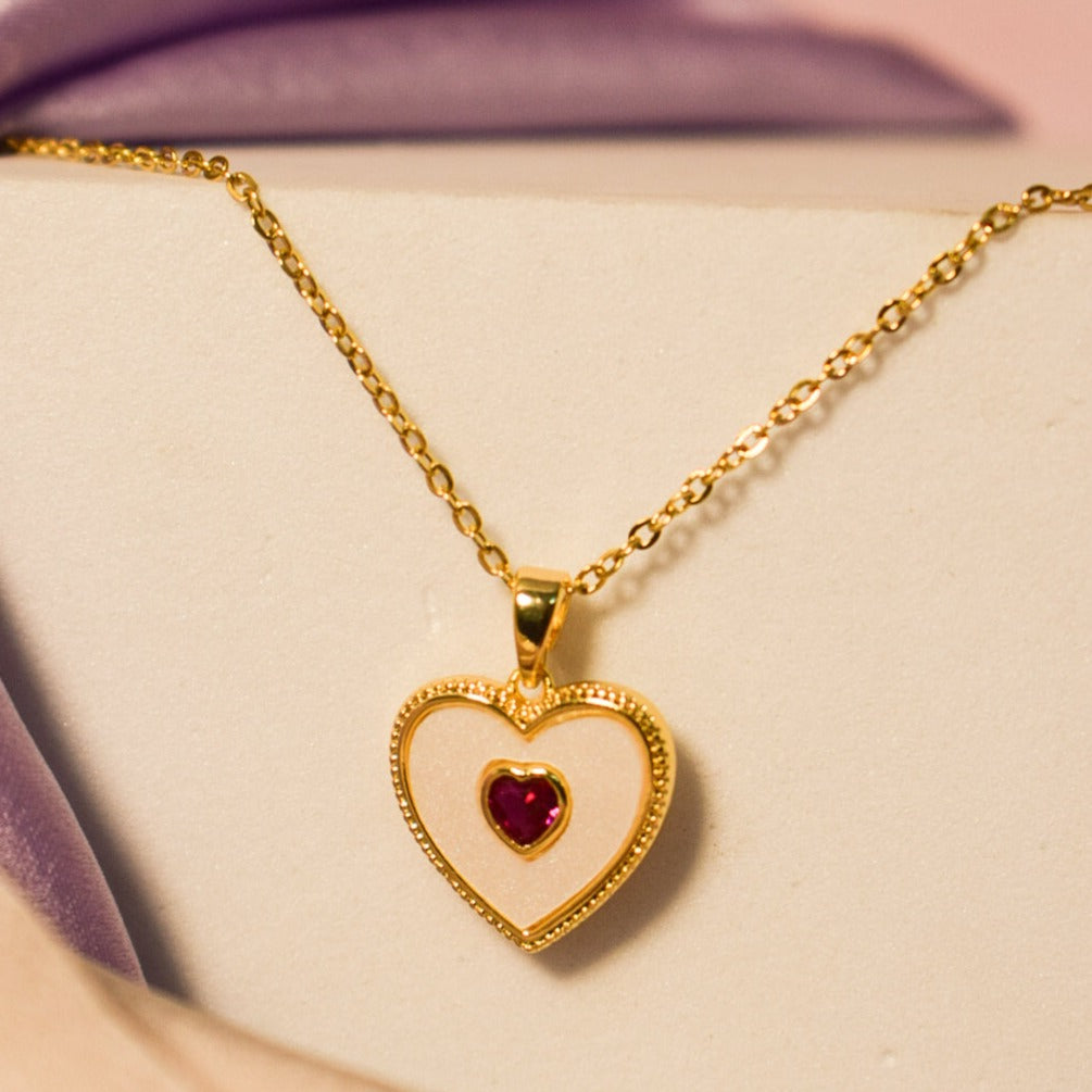 Hello Beautiful Golden Necklace - Salty Accessories