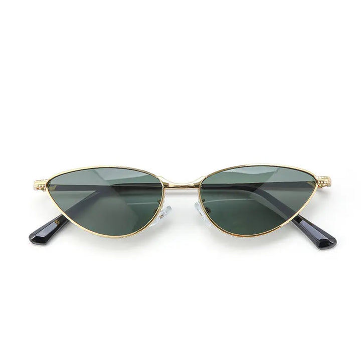 Heritage Clubmaster Shades – Green Gold | Salty