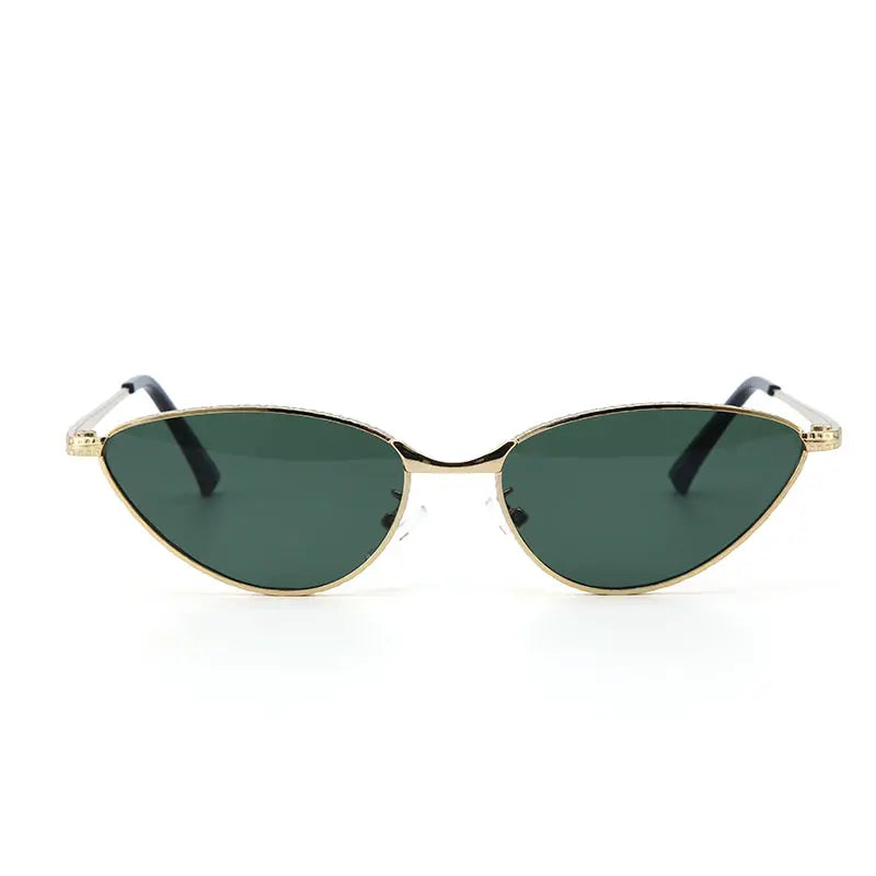 Heritage Clubmaster Shades – Green Gold | Salty