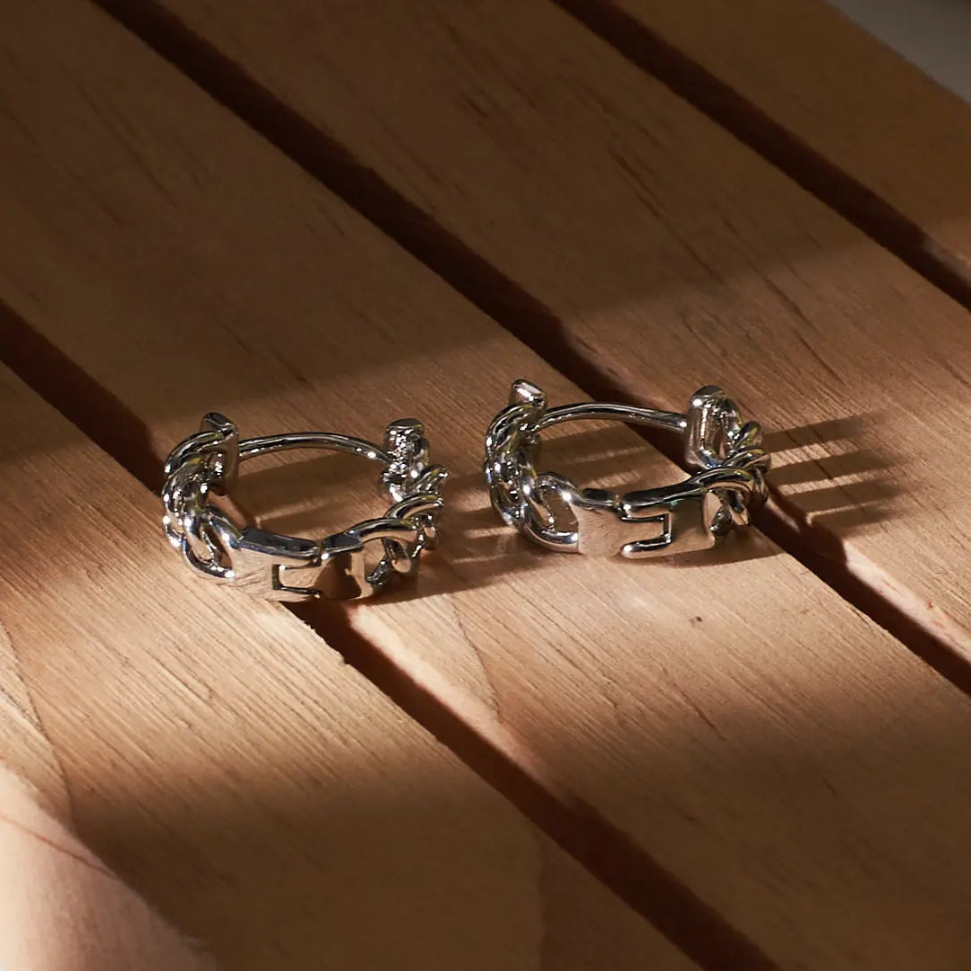 Hermetic Silver Earrings - Salty Accessories
