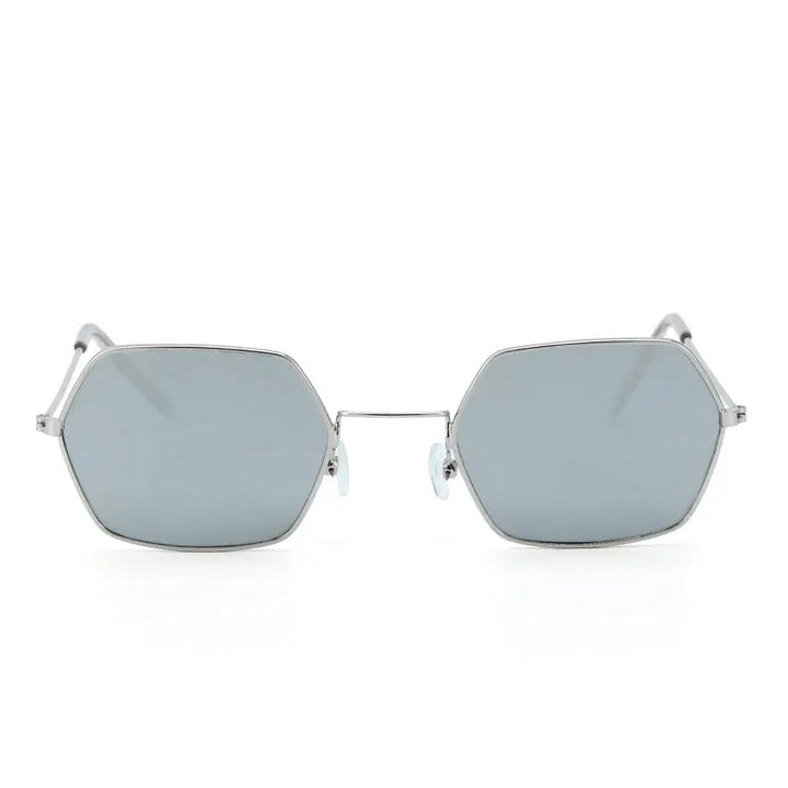Hexara Edge Luxe Sunglasses - Silver | Salty