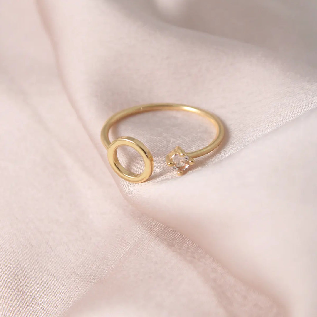 Hollow Diamond Ring