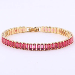 Hot Fusion Diamond Tennis Bracelet - Salty Accessories