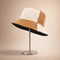 Earthtone Patchwork Corduroy Bucket Hat - Brown - White
