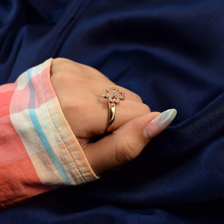 Hyacinth Spinner Ring - Rose Gold - Salty Accessories