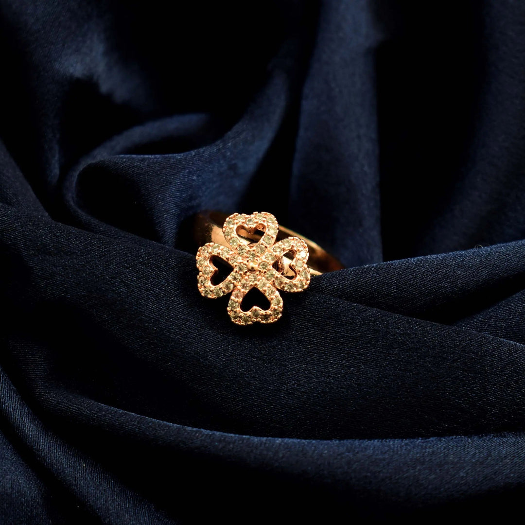 Hyacinth Spinner Ring - Rose Gold - Salty Accessories