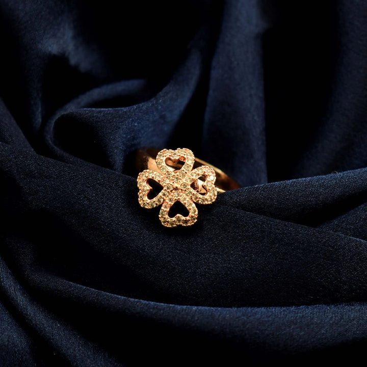 Hyacinth Spinner Ring - Rose Gold - Salty Accessories