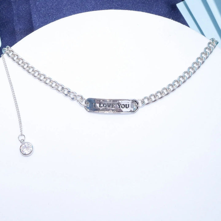 I Love You Confess Necklace - Salty Accessories