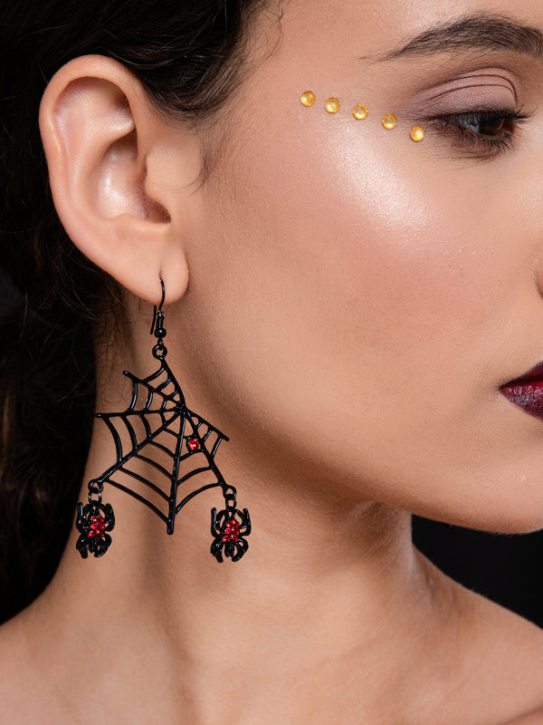 Venomous Web Drop Earrings