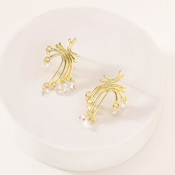 Cosmic Drip Climber Earrings