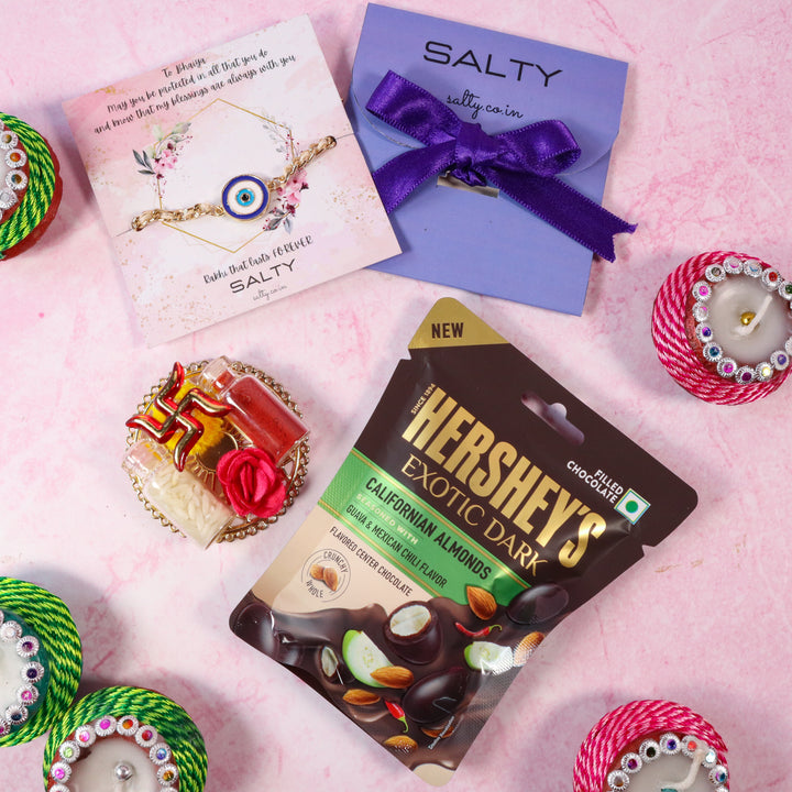 Suraksha Painted Rakhi Gift Box
