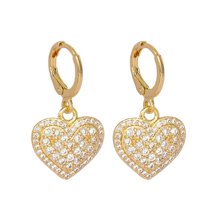 Loving Touch Heart Earrings