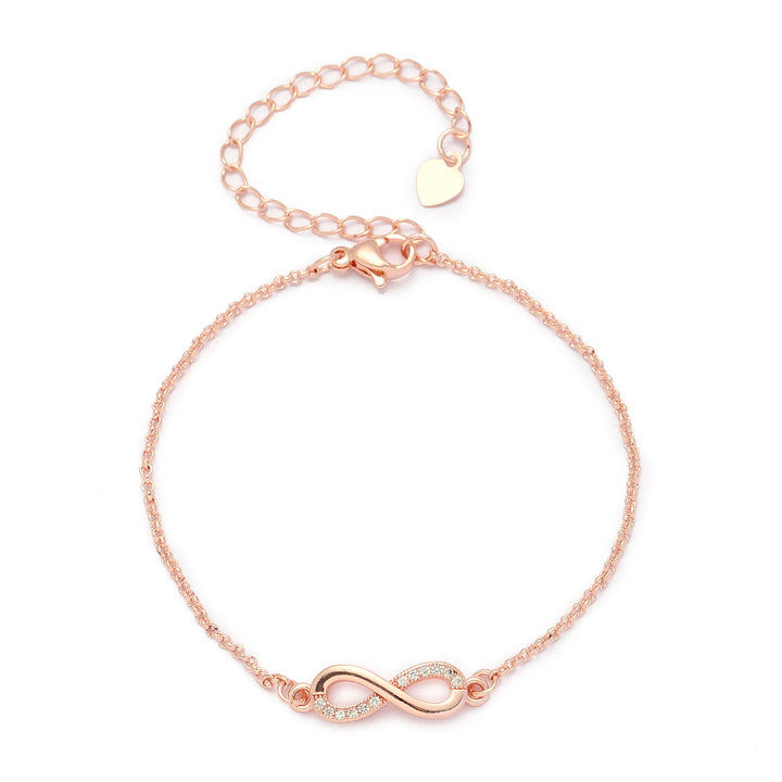 Forever Linked Infinity White Bracelet