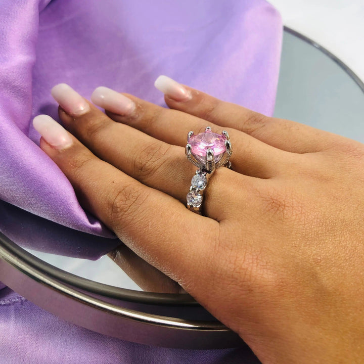 Pink Cocktail Ring - Salty Accessories