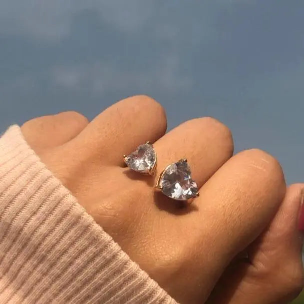 Double Heart Kylie Love Ring - Gold - Salty Accessories