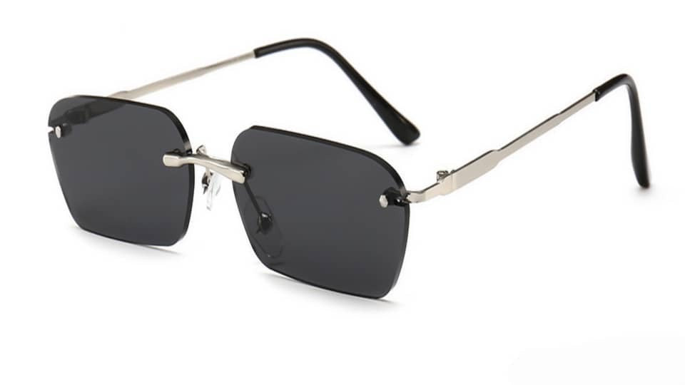 Onyx Drift Silver UV400 Protective Sunglasses