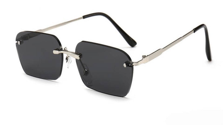 Onyx Drift Silver UV400 Protective Sunglasses