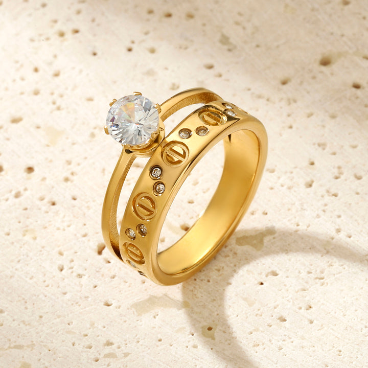 Aphelion Allure Gold Ring - Salty Accessories