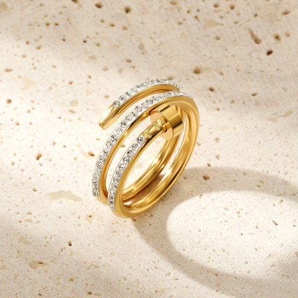 Just A Nail Gold Ring