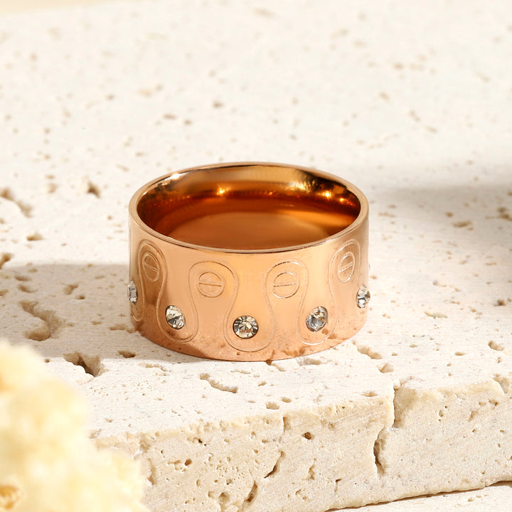 Shamanic Circlet Rose Gold Ring - Salty Accessories