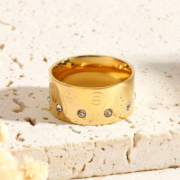 Shamanic Circlet Gold Ring - Salty Accessories