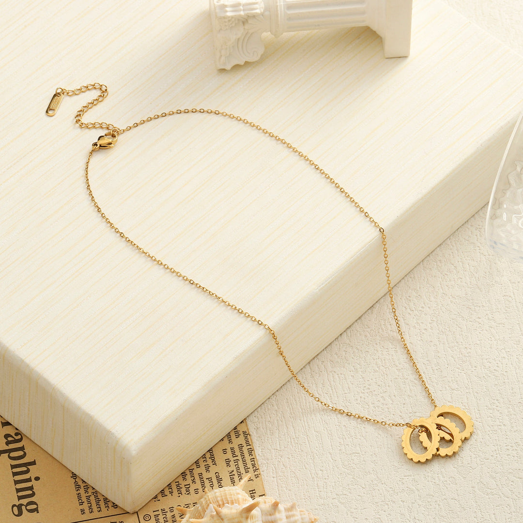 Romance Ring Gold Necklace