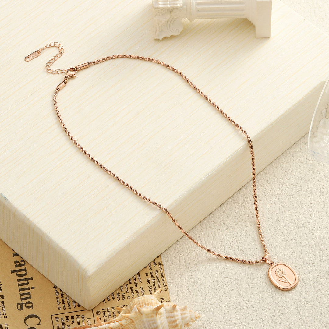 Beloved Bloom Rose Gold Necklace - Salty Accessories