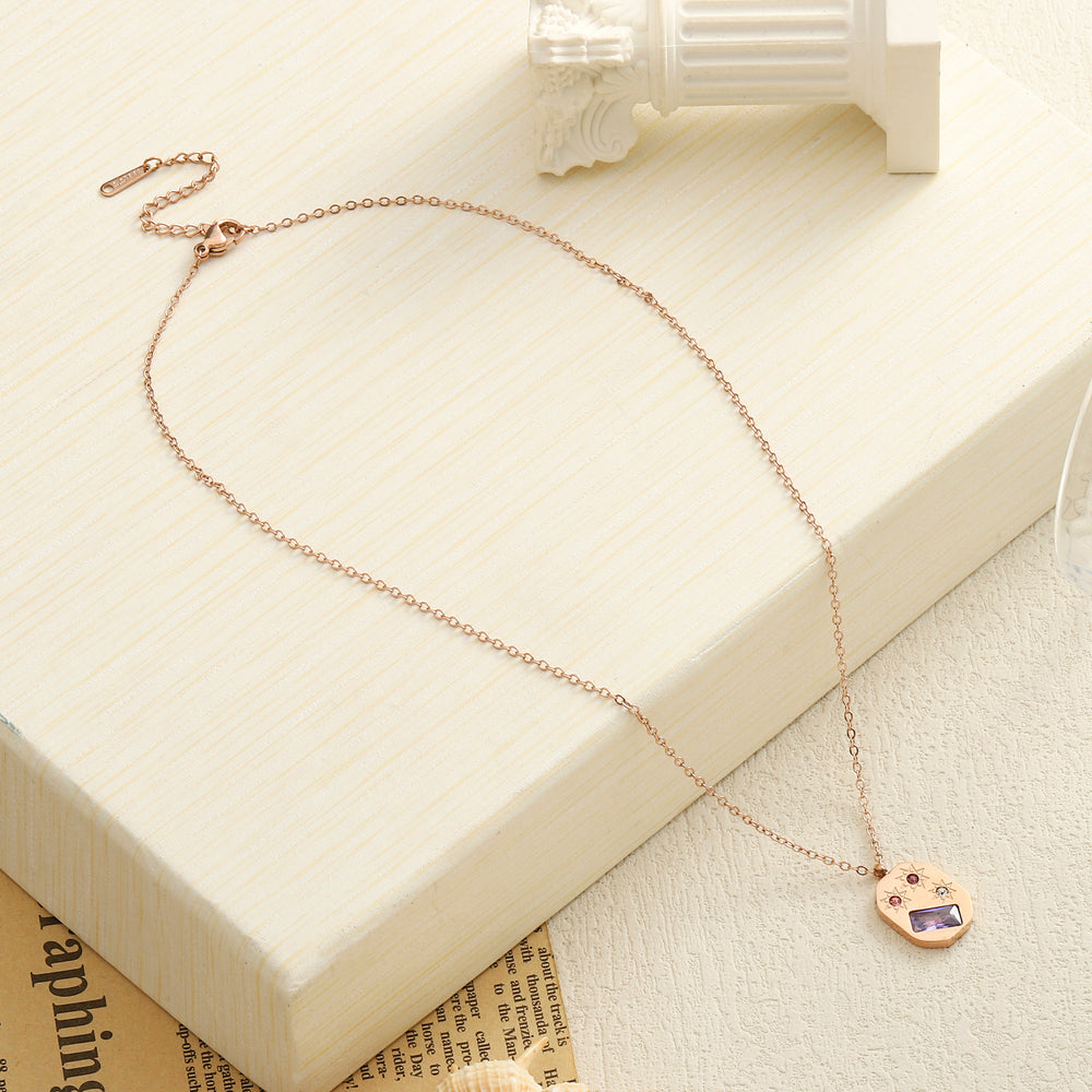 Classic Chic Rose Gold Necklace - Salty Accessories