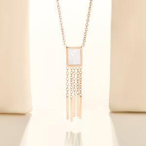 Quirky Chic Rose Gold Necklace - Salty Accessories