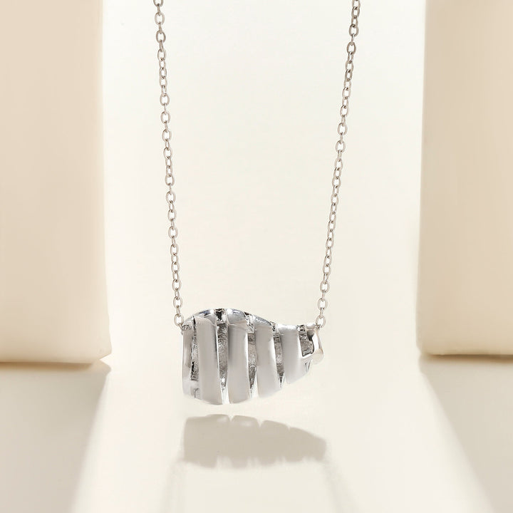 Lustrous Silver Necklace