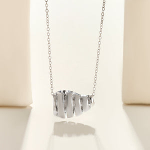 Lustrous Silver Necklace - Salty Accessories