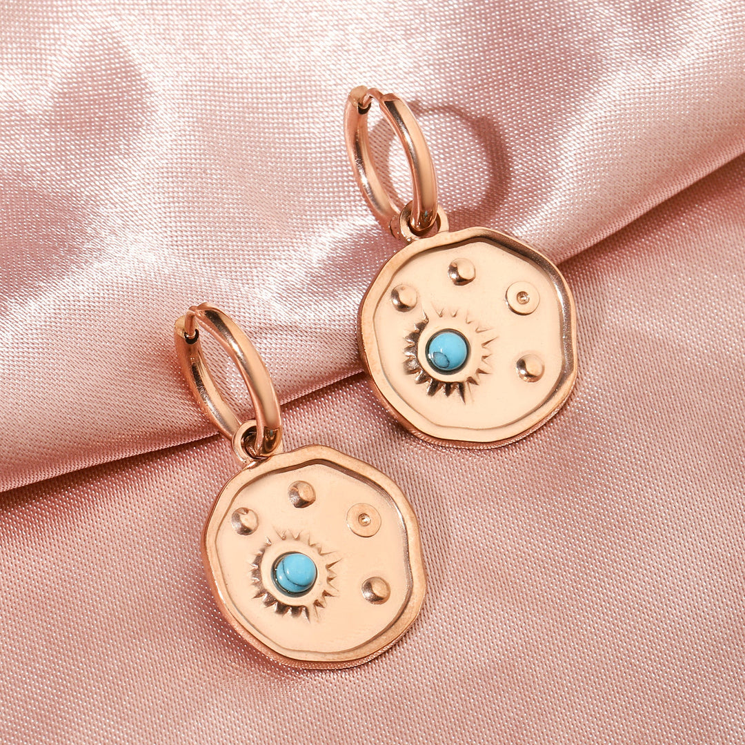 Rococo Romance Earrings - Rose Gold - Salty Accessories