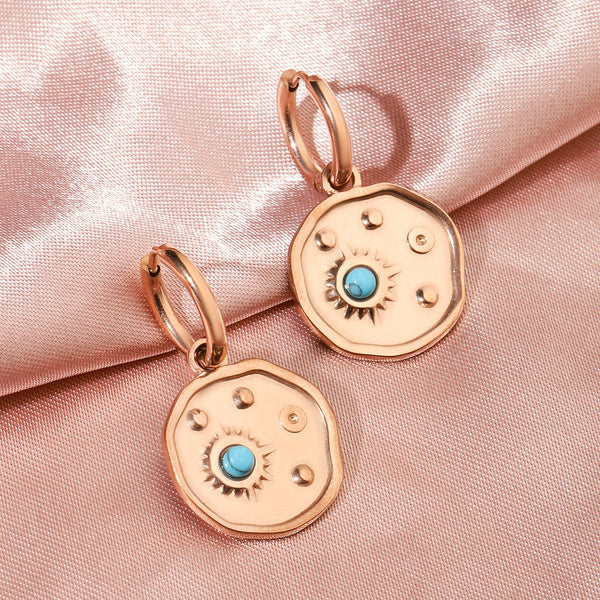 Rococo Romance Earrings - Rose Gold