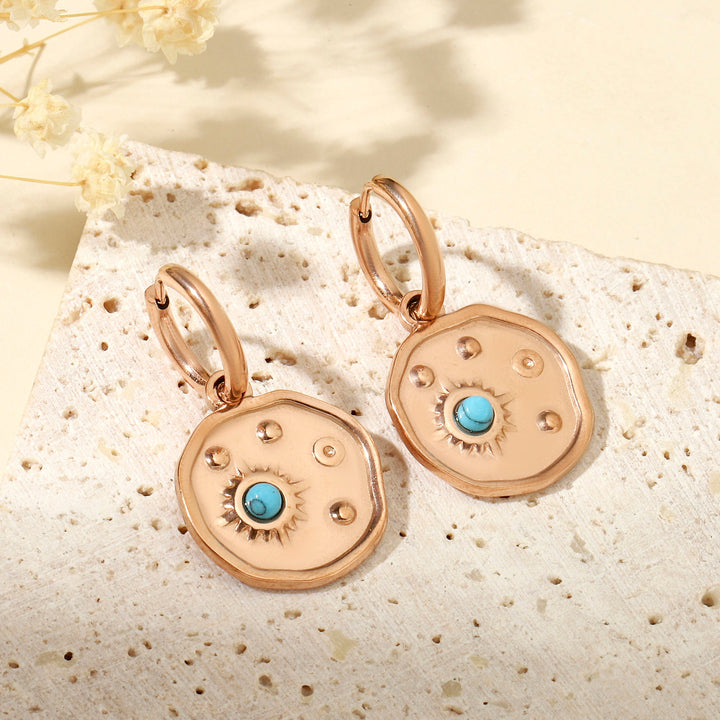 Rococo Romance Earrings - Rose Gold - Salty Accessories