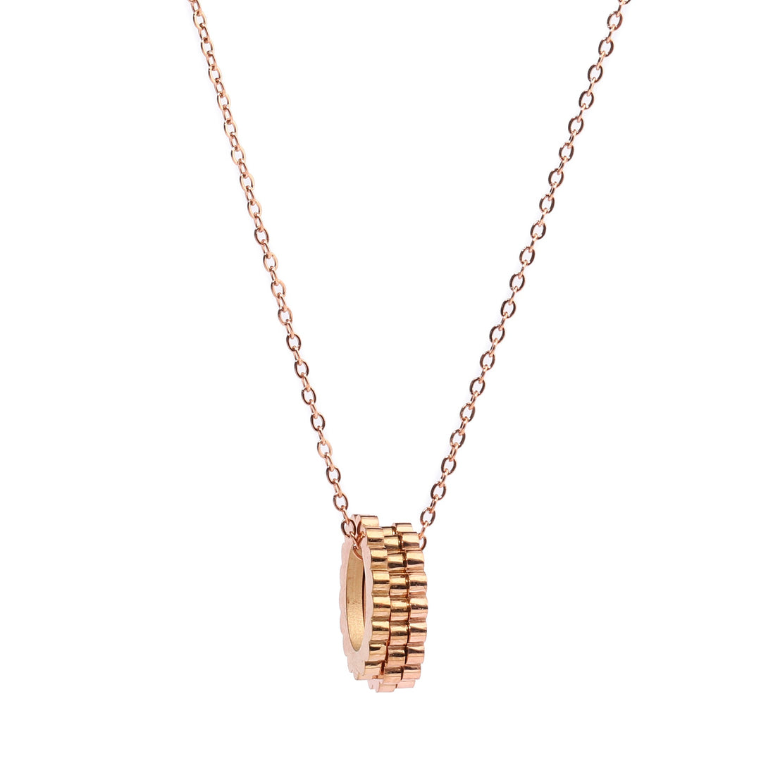 Romance Ring Rose Gold Necklace - Salty Accessories