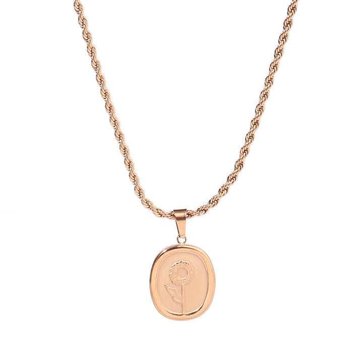 Beloved Bloom Rose Gold Necklace - Salty Accessories