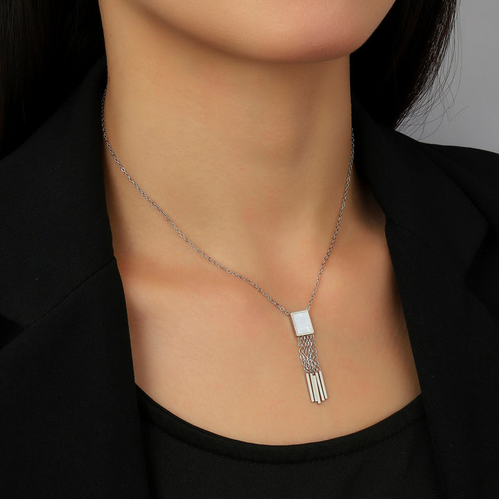 Quirky Chic Silver Necklace - Salty Accessories