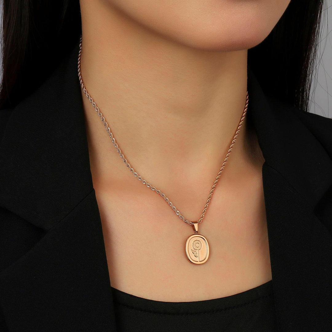 Beloved Bloom Rose Gold Necklace - Salty Accessories