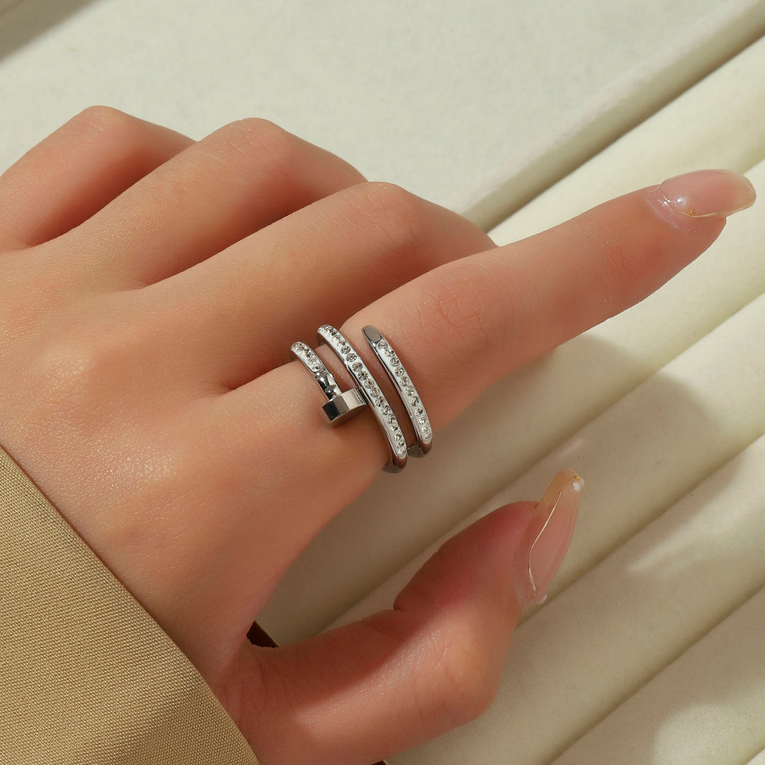 Just A Nail Silver Ring - Salty Accessories