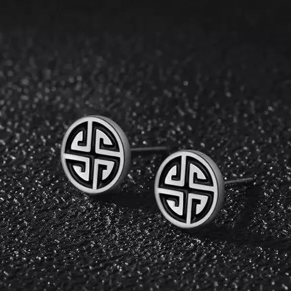 Illuminati Black Studs - Salty Accessories