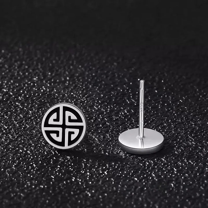 Illuminati Black Studs - Salty Accessories