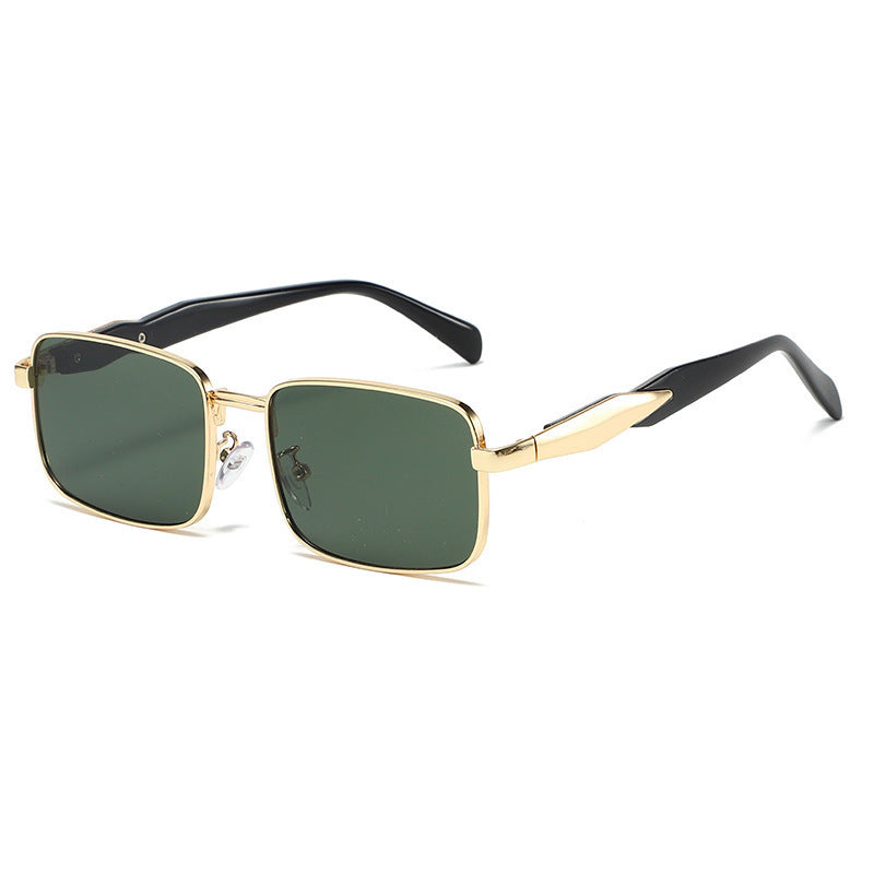 Gold Frame Square Sunglasses | Salty