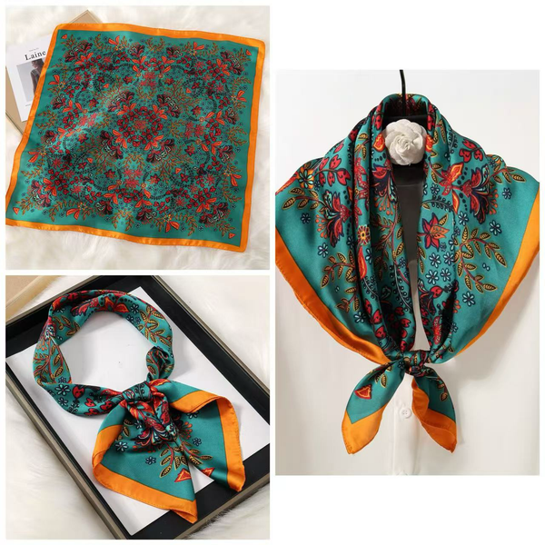 Rangrez Floral Statement Scarf